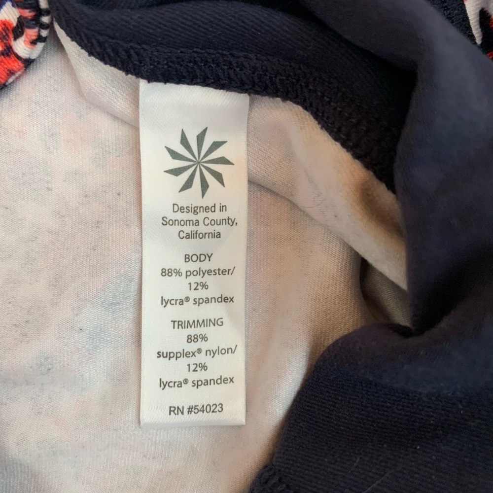 Athleta // practically nwot paisley Capri small - Picture 9 of 13